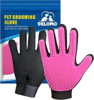 Pet Hair Removal Glove with 255 Silicone Tips