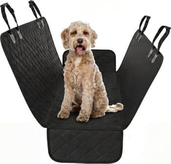 Active Pets Black Standard Dog Car Hammock Back Seat Cover