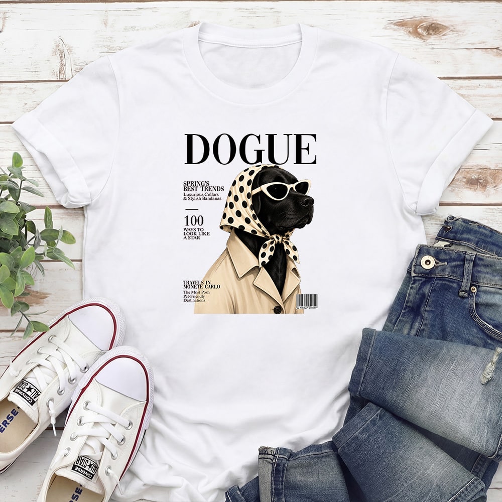 Dogue Labrador Standard Tee White