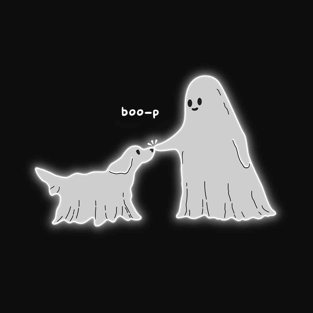 Ghost Boo-p Hoodie Black - Image 2