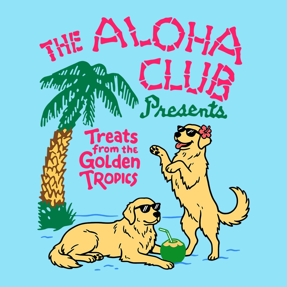 The Aloha Club Standard Tee Light Blue - Image 2