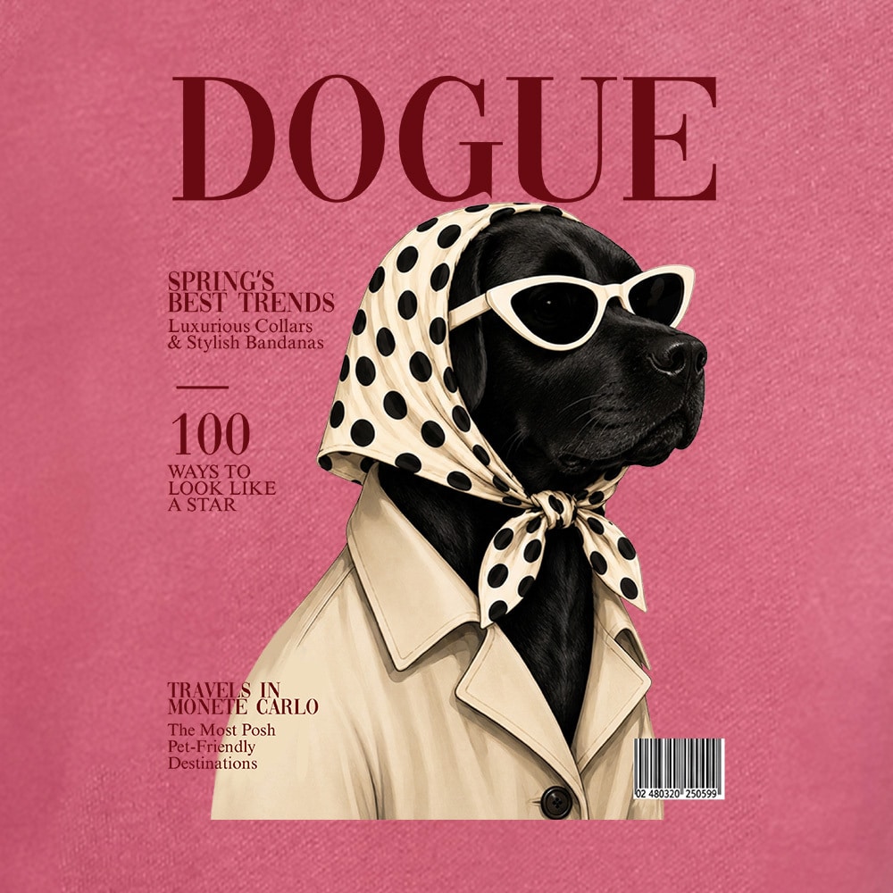 Comfort Colors Dogue Labrador Premium Sweatshirt - Crimson - Image 2