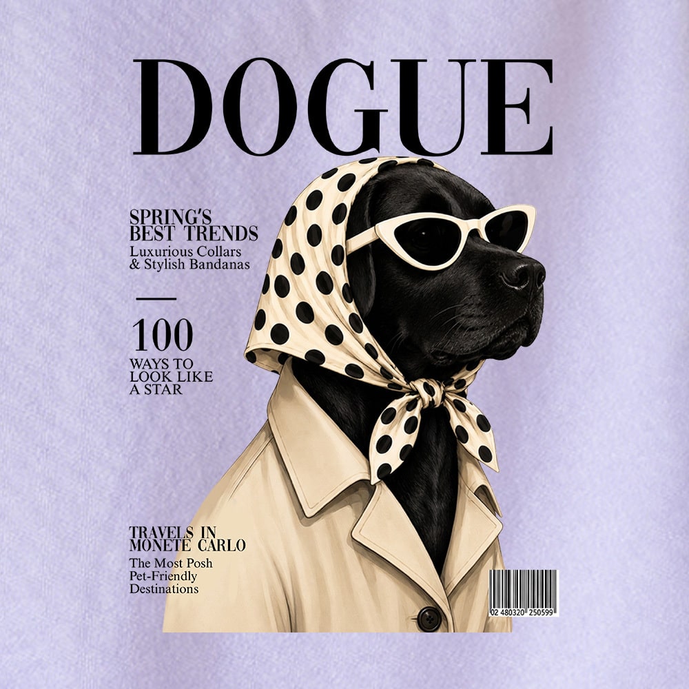 Comfort Colors Dogue Labrador Premium Sweatshirt - Orchid - Image 2