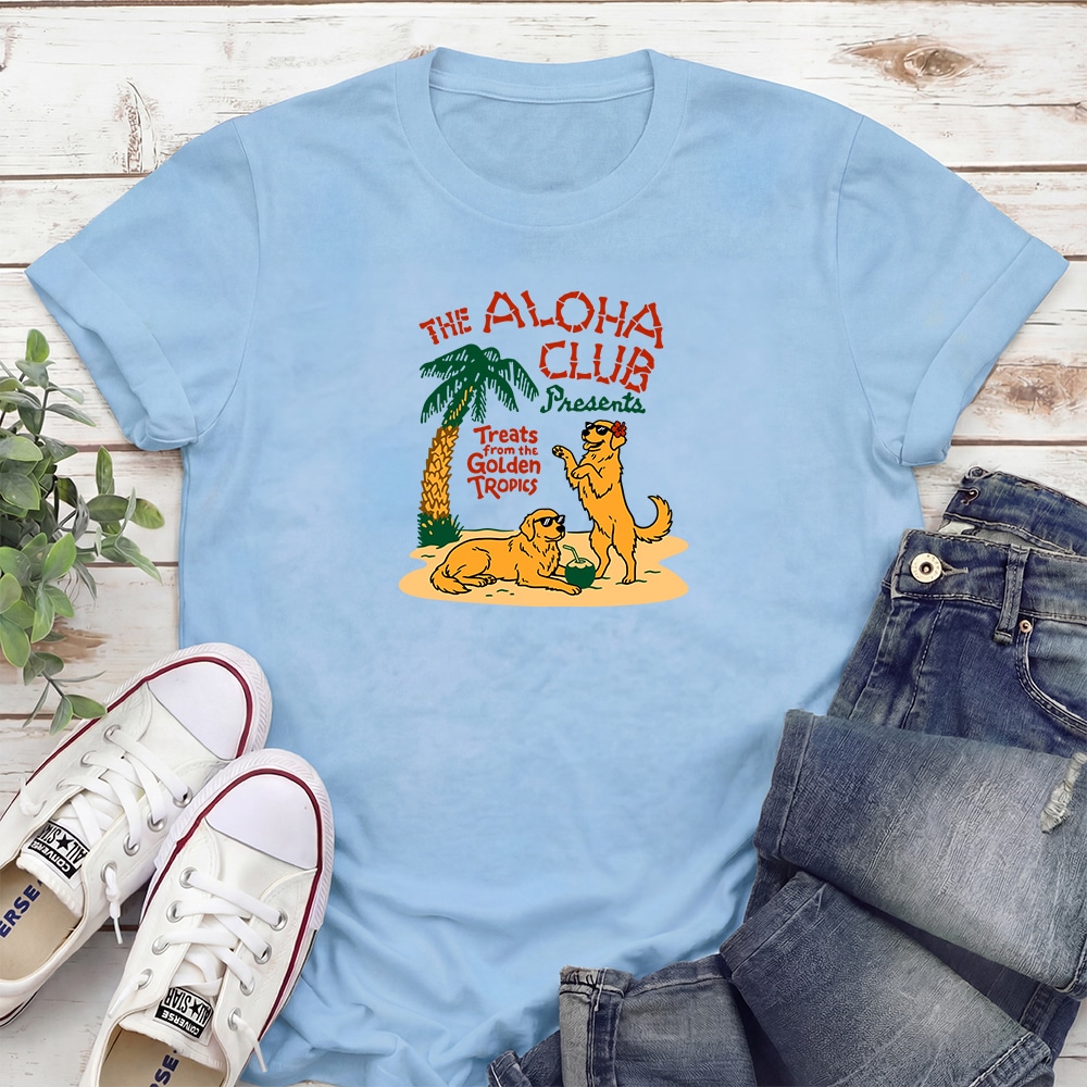 The Aloha Club Standard Tee Light Blue