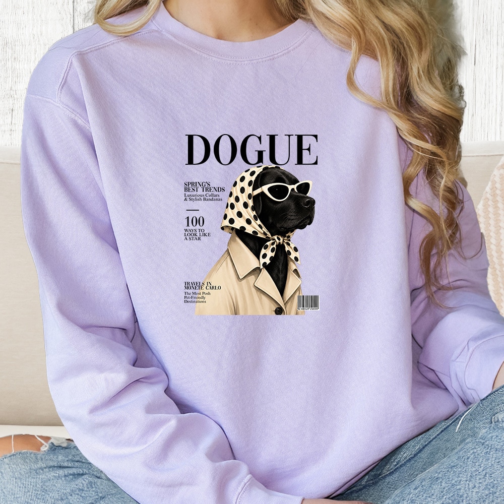 Comfort Colors Dogue Labrador Premium Sweatshirt - Orchid