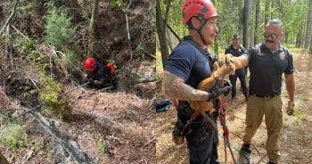 PetWireDaily — Missing Dog Survives a Week Trapped in a 40-Foot Sinkhole