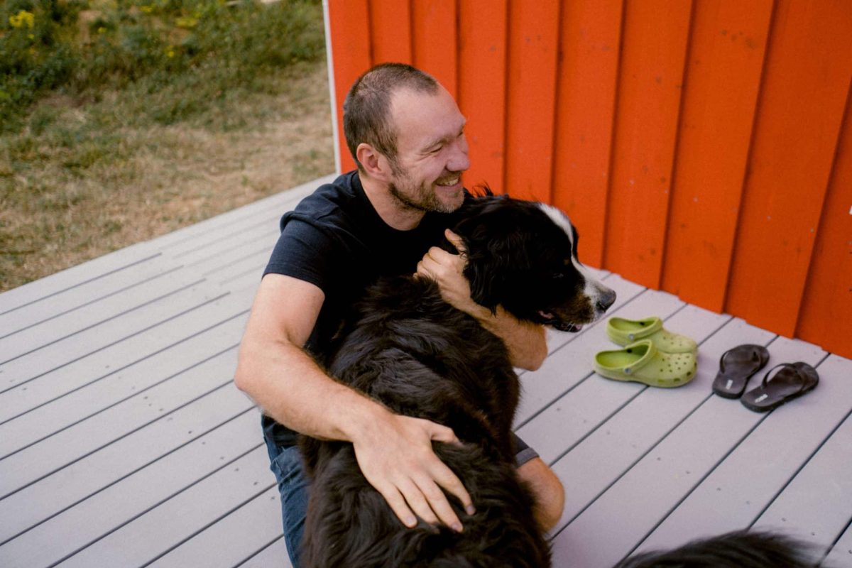 Bernese Mountain Dog offering faithful companionship with a tender loving personality.