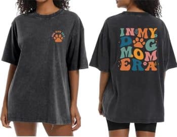 Mama Shirt Oversize Dog Mom Shirt Boy Mom Tshirt