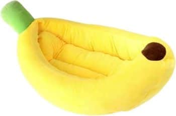 
Dog & Cat Bed for Indoor Cats Relaxing Banana Mattress
