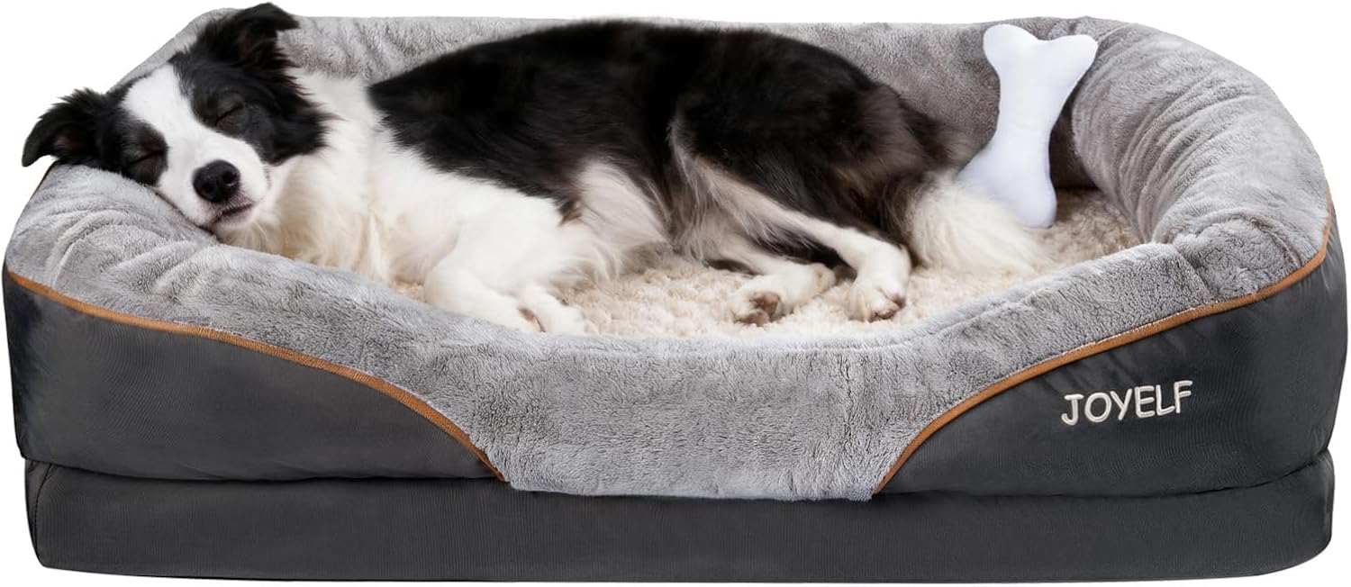 JOYELF Large Memory Foam Dog Bed