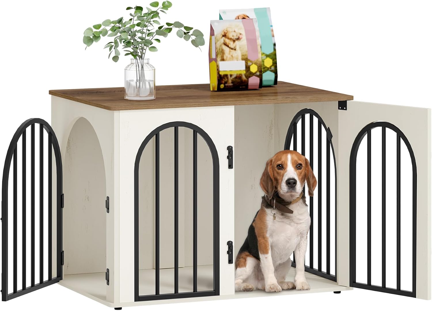 Hzuaneri 31.5'' Dog Crate Furniture
