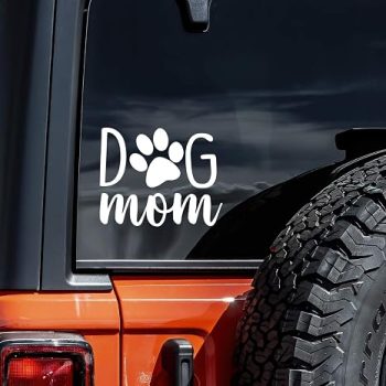 Dog Mom Decal Vinyl Sticker Auto Car