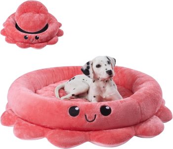Jiupety Cute Calming Dog Beds Clearance for Large Dogs