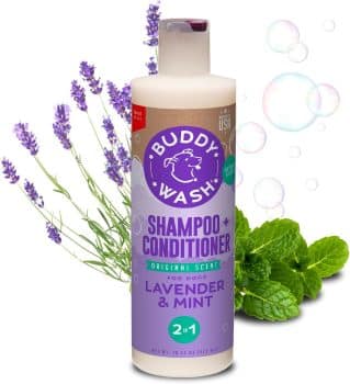 Buddy Grooming Wash 2 in 1 Dog Shampoo, Lavender & Mint