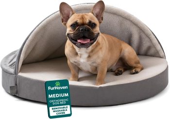  Furhaven 26" Round Orthopedic Dog Bed