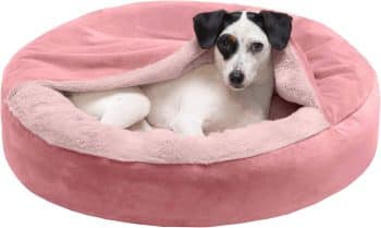 Furhaven 24" Round Calming Donut Dog Bed