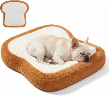 
RESCTOL Dog Beds for Small Dogs, Toast Shaped Dog Bed