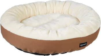  Amazon Basics Round Bolster Pet Bed for Dog
