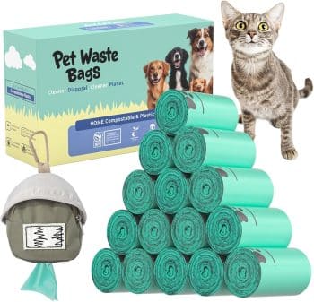 AYOTEE 100% Compostable Dog Poop Bags 