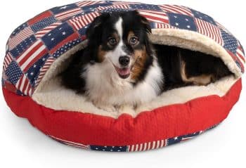 Snoozer Cozy Cave Dog Bed, Round Covered Dog Bed