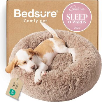 
Bedsure Calming Small Dog Bed Donut