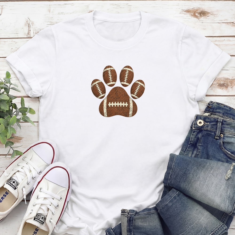 Touchdown Paws Standard Tee White