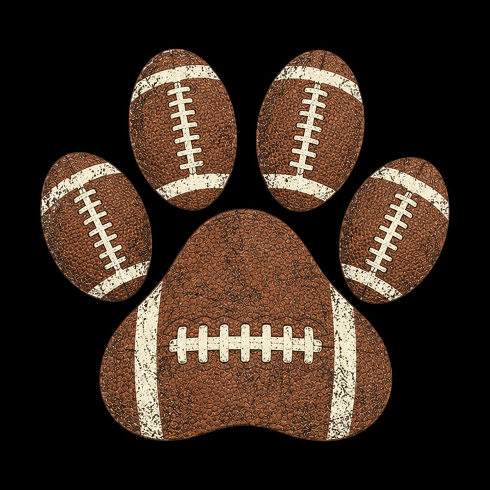 Touchdown Paws Standard Tee Black - Image 2