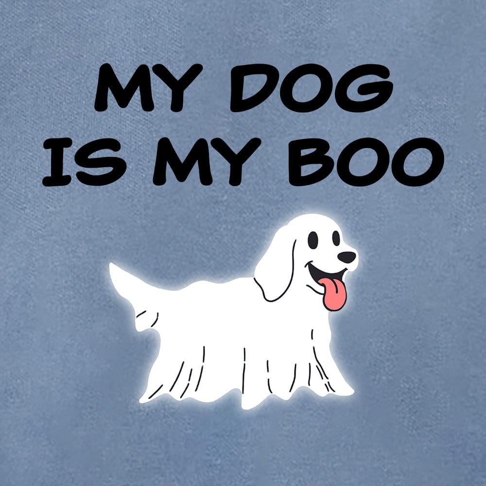 Comfort Colors My Dog Is My Boo Premium Sweatshirt - Blue Jean - Image 2