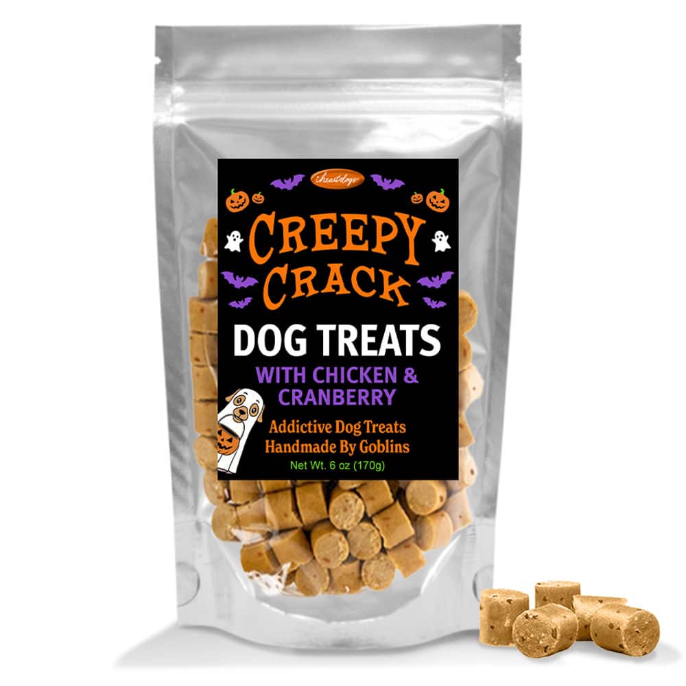 FUND 20 Meals for $20 and Get This Halloween Set! Creepy Crack Dog Treats, Witchy Dog Garden Flag and Black Dog Witch Hat & Haunted House – Handcrafted Acrylic Dog Window Ornament - Image 2