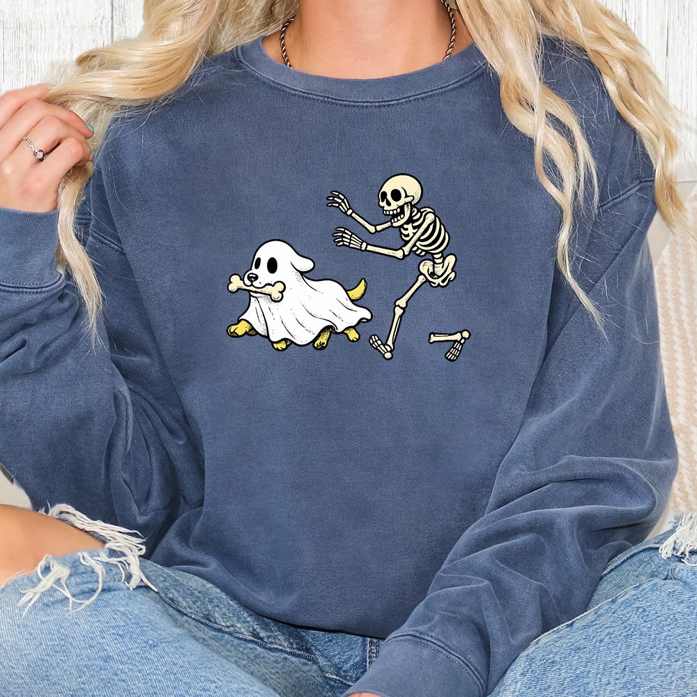 Comfort Colors Bone Bandit Premium  Sweatshirt - Denim