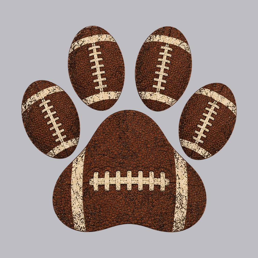 Touchdown Paws Standard Tee Heather Grey - Image 2