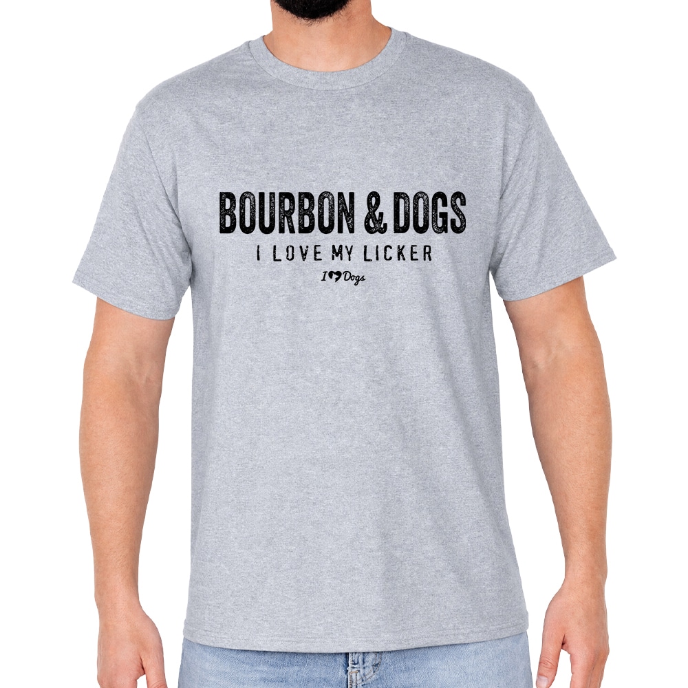 Bourbon & Dogs Standard Tee Heather Grey
