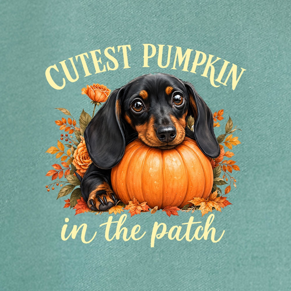 Comfort Colors Cutest Pumpkin In The Patch Premium Sweatshirt - Light Green - Image 2