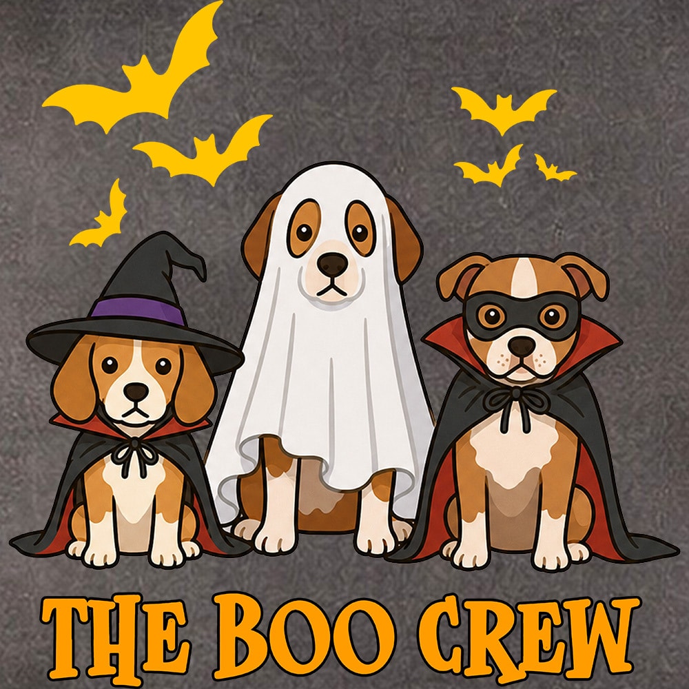 Comfort Colors The Boo Crew Premium Hoodie Pepper - Image 2