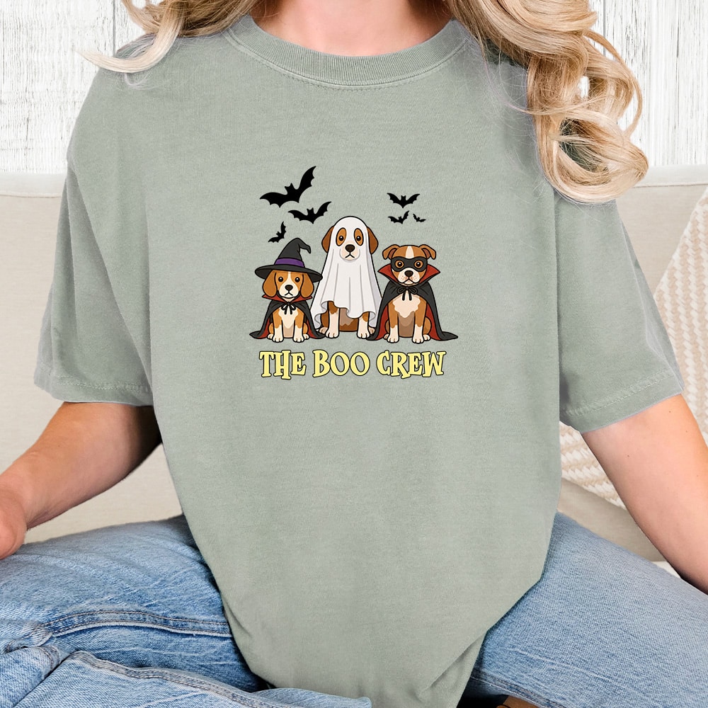 Comfort Colors The Boo Crew Vintage Washed Tee - Bay
