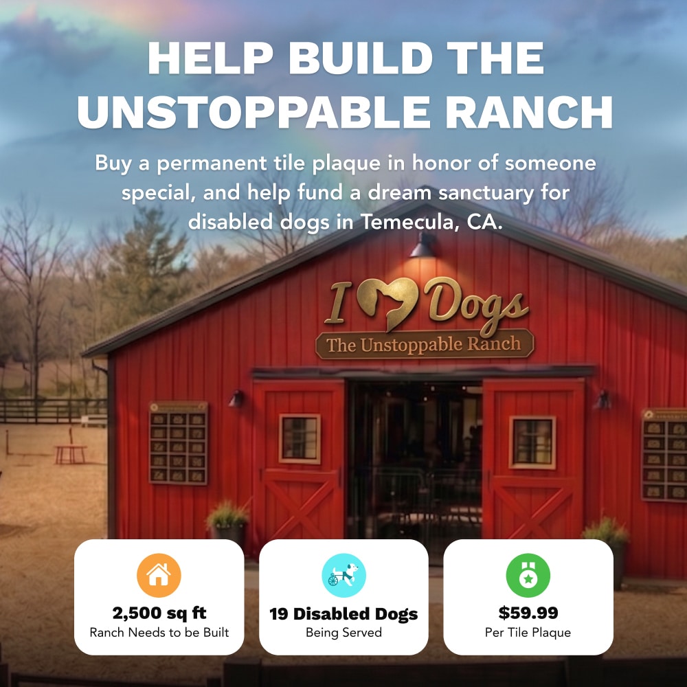 Help Build The Unstoppable Dog Ranch - Donate Now