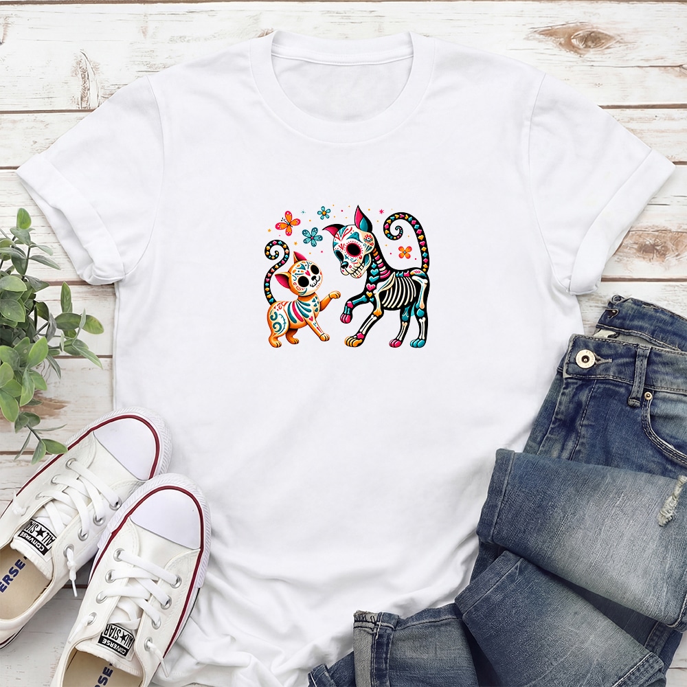 Dia de los Muertos Celebrations Standard Tee White