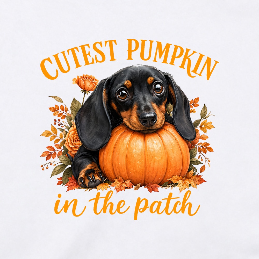 Cutest Pumpkin In The Patch Standard Tee White - Image 2