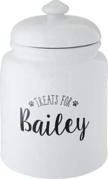 Frisco Ceramic "Treats for" Personalized Treat Jar