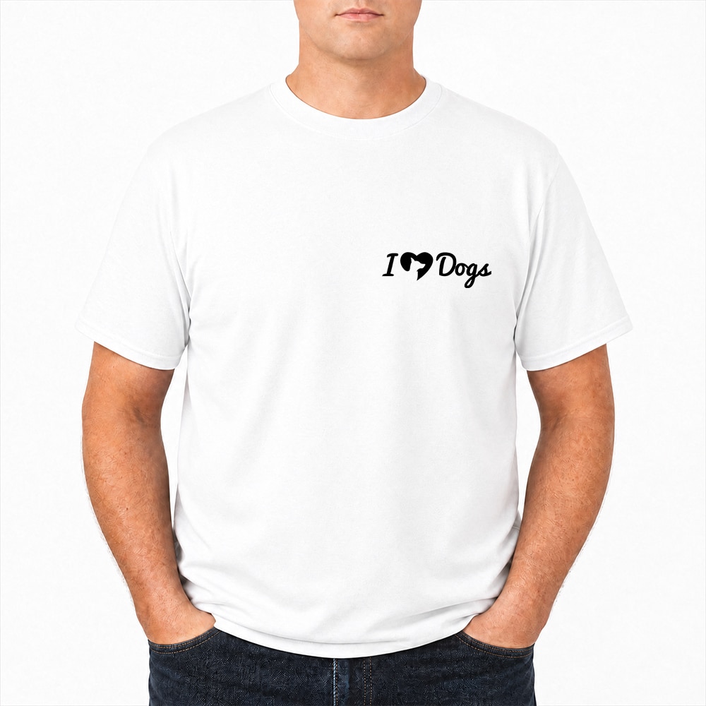 Easily Distracted By Pickleball & Dogs Standard Tee White - Image 3