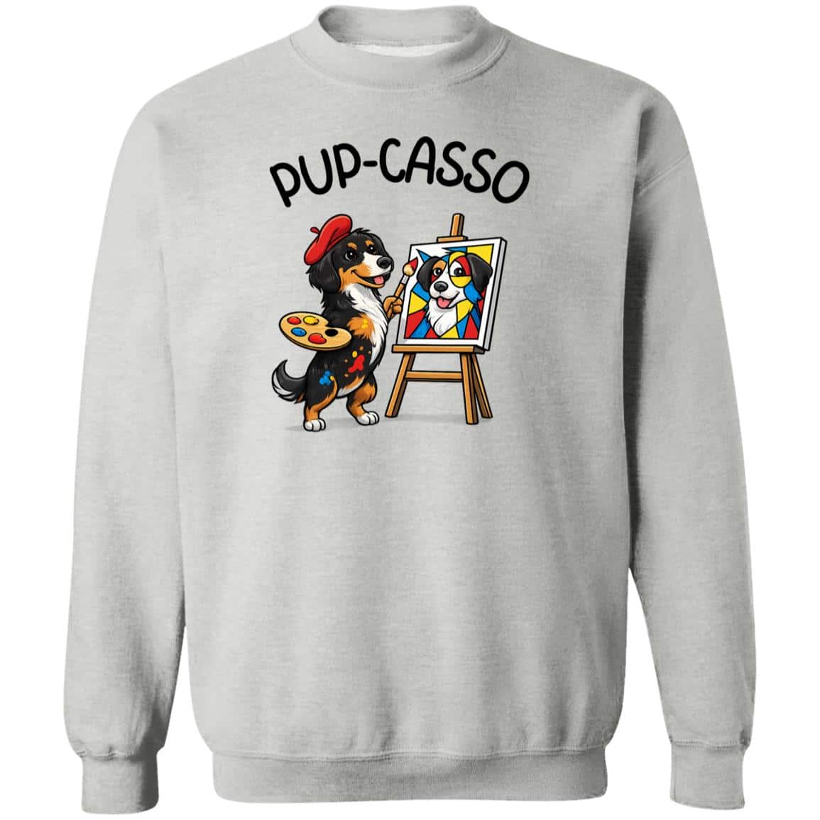 PupCasso Sweatshirt Heather Grey