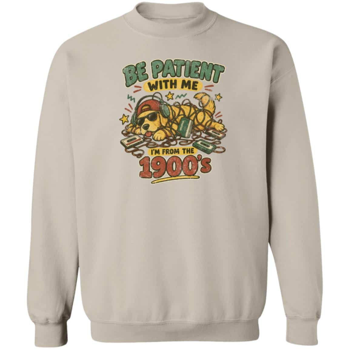 Be Patient With Me Sweatshirt Sand