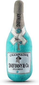  Dog Diggin Designs Sniffany & Co Champagne Plush Dog Toy