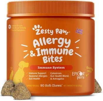  Zesty Paws Dog Allergy Chews - Dog Allergy Relief