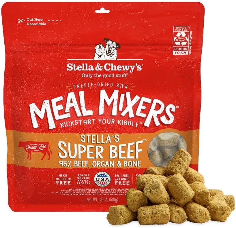 Stella & Chewy's Freeze-Dried Raw Beef Meal Mixers dog food topper