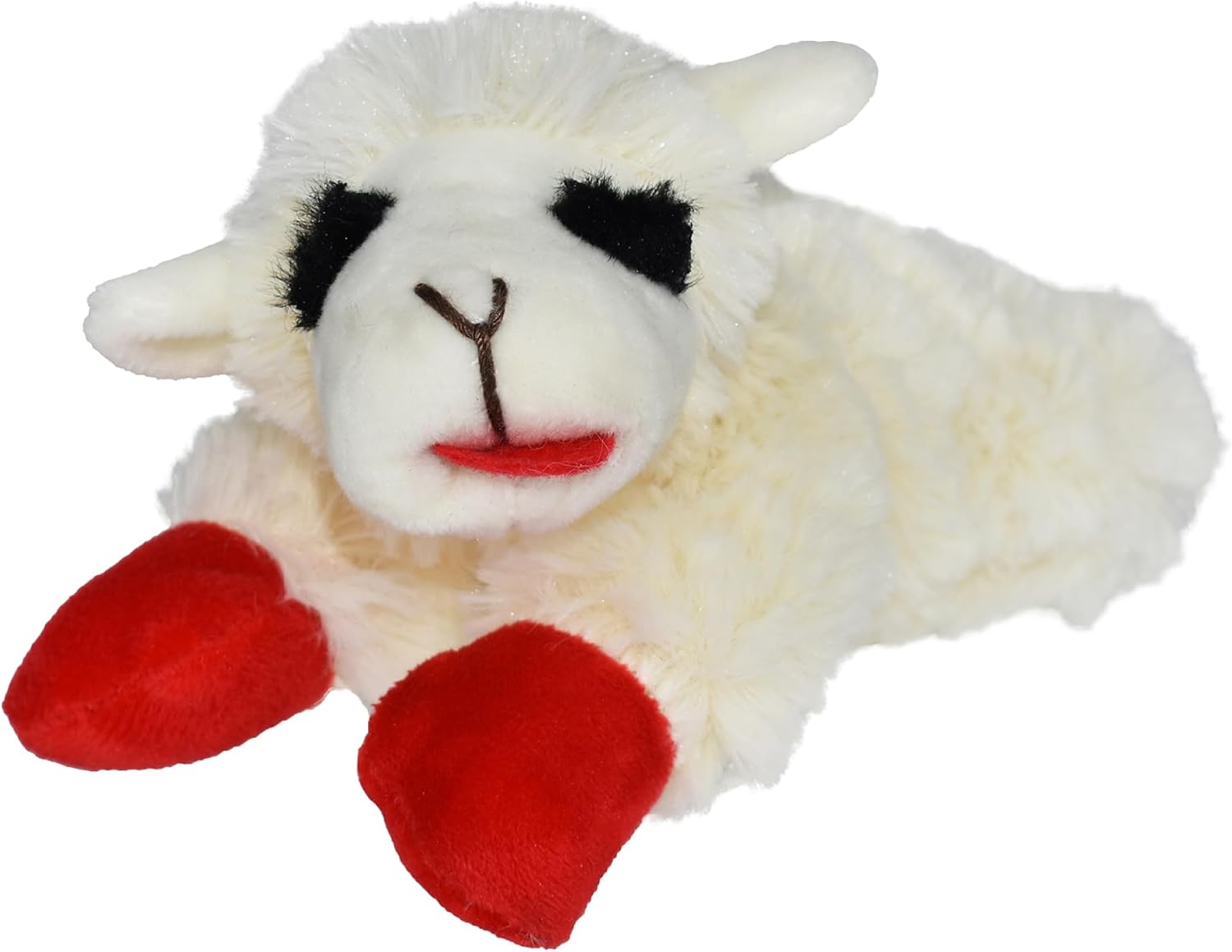 Multipet Lamb Chop Dog Plush Toy squeaky plush for dogs