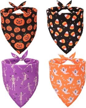 ADOGGYGO Halloween Dog Bandanas