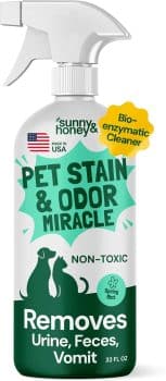 Sunny & Honey Pet Stain and Odor Remover Spray for Carpets