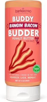 BUDDY BUDDER Bangin Bacon Dog Peanut Butter 