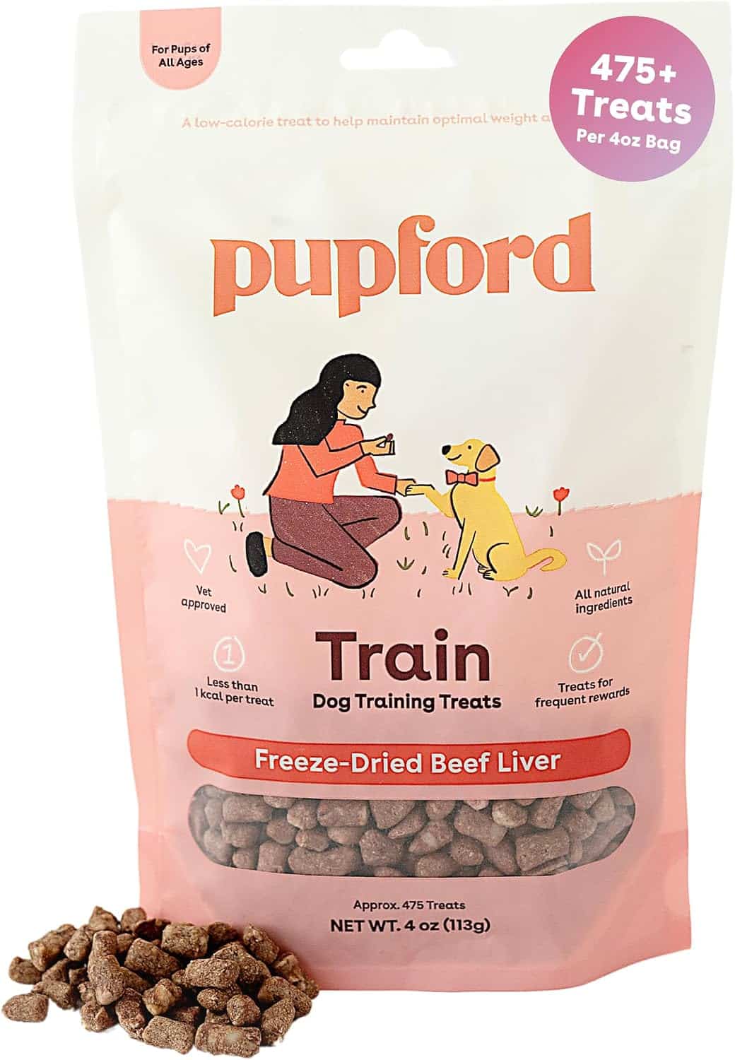 Pupford Freeze Dried Training Treats for dog training